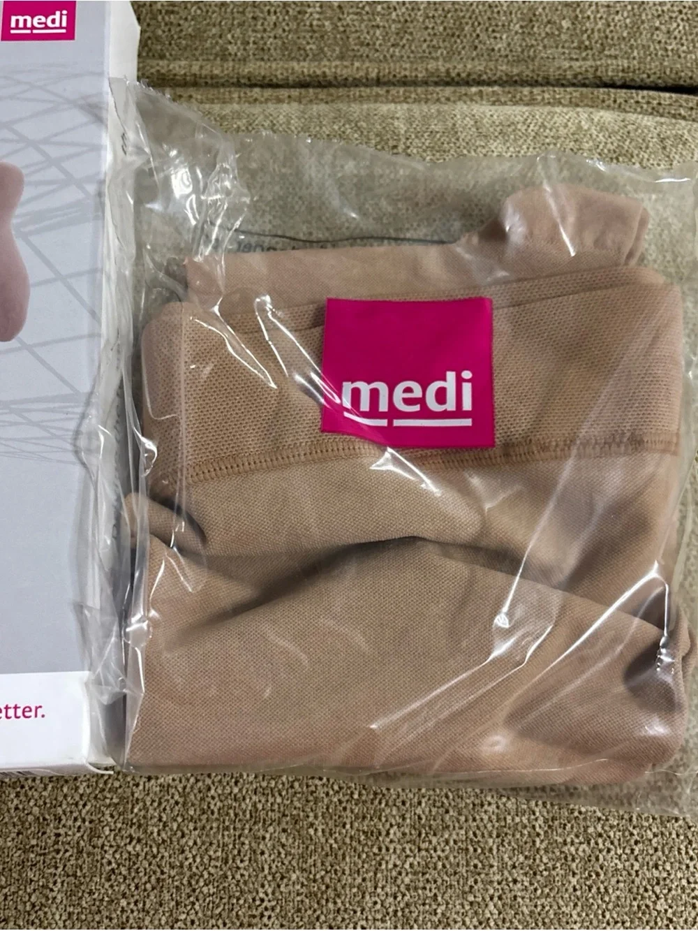Duomed Advantage20-30 mmHg Closed-Toe knee hi Compression Stocking Beige (medi)